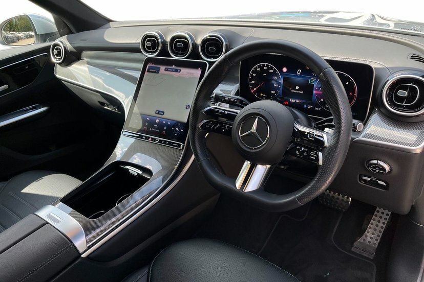 Mercedes-Benz GLC Class 2.0 Glc220dh Mhev Amg Line Suv Hybrid G Silver #5