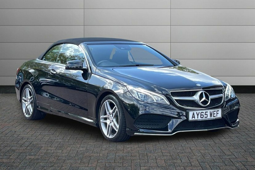 Mercedes-Benz E Class 3.0 E350d V6 Bluetec Amg Line Premium Cabriolet Black