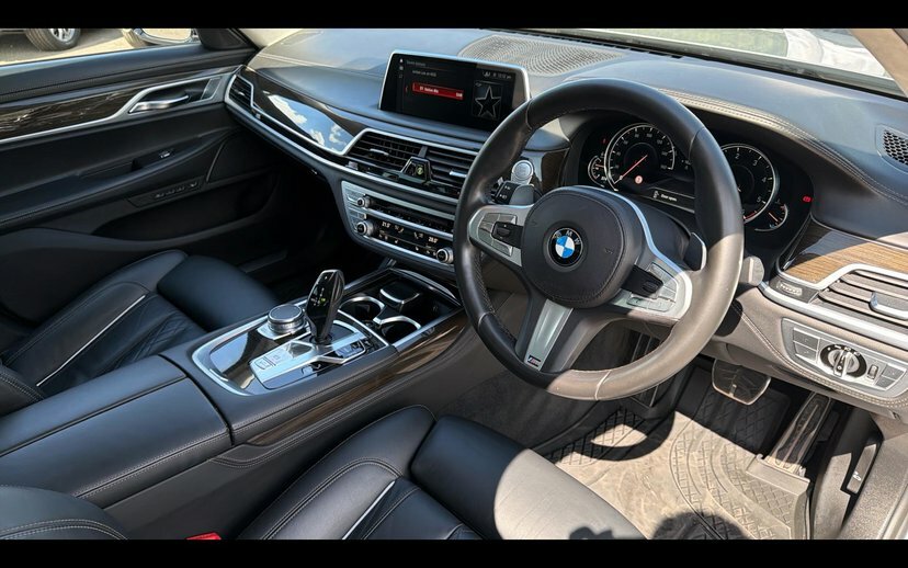 BMW 7 Series 740D Xdrive M Sport Saloon Silver #6