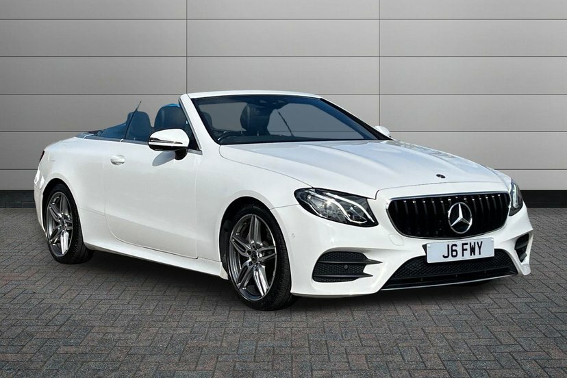 Mercedes-Benz E Class 2.0 E220d Amg Line Cabriolet G-tronic White