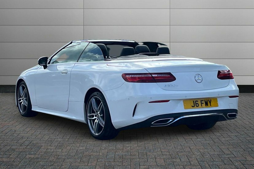 Mercedes-Benz E Class E220d Amg Line Cabriolet J6FWY White #6