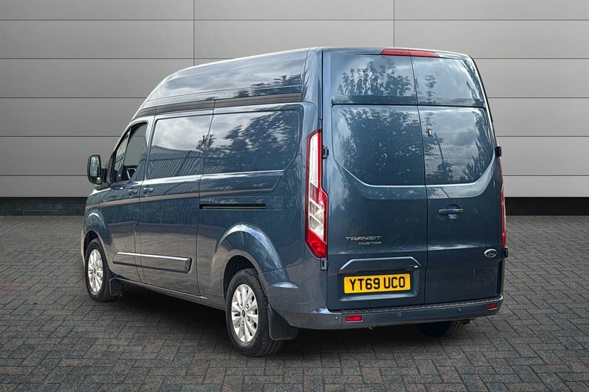 Ford Transit Custom 2.0 300 Ecoblue Limited Panel Van YT69UCO Blue #3