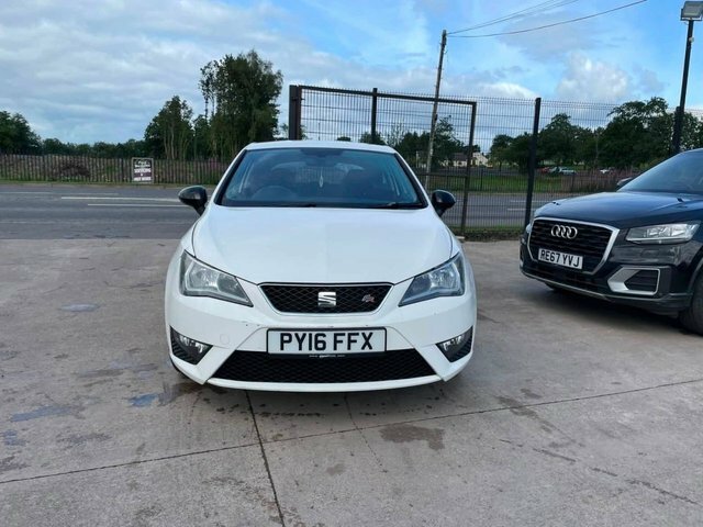 Seat Ibiza Ecotsi Fr Sport Coupe PY16FFX White #6