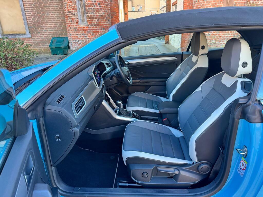 Volkswagen T-Roc 1.5 Tsi Style Convertible FA23KNG Blue #2
