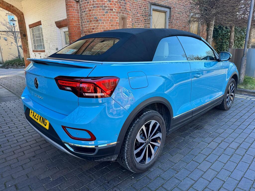 Volkswagen T-Roc 1.5 Tsi Style Convertible FA23KNG Blue #6