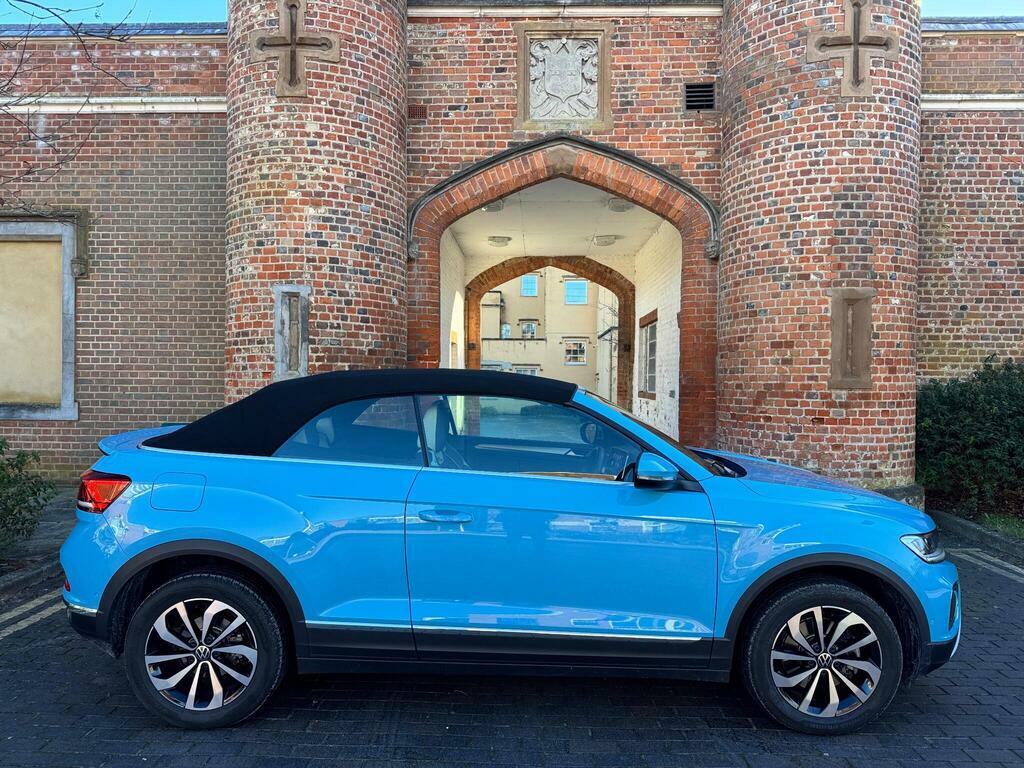 Volkswagen T-Roc 1.5 Tsi Style Convertible FA23KNG Blue #5