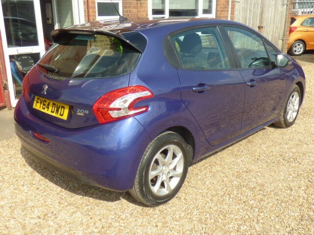 Peugeot 208 Hatchback 1.4 E-hdi Active, 20 Road Tax, Full Ser Blue #6