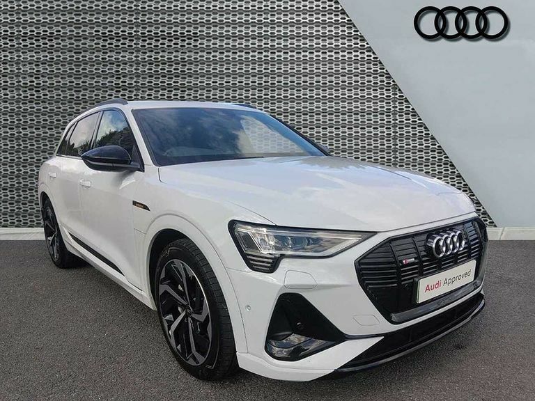 Audi E-tron Black Edition 55 Quattro 300,00 Kw White