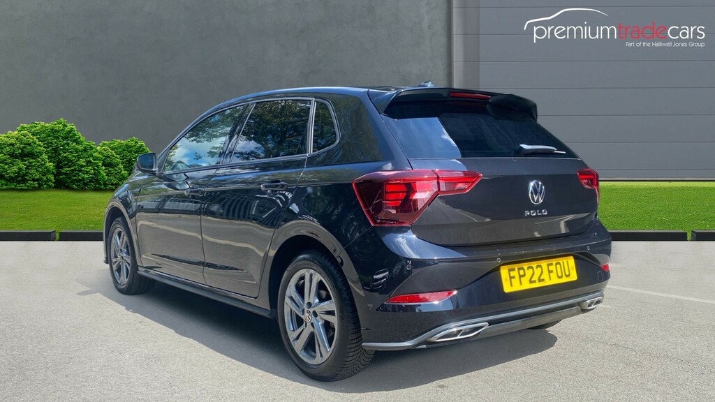 Volkswagen Polo 1.0 Tsi R-line Dsg Euro 6 Ss Black #2