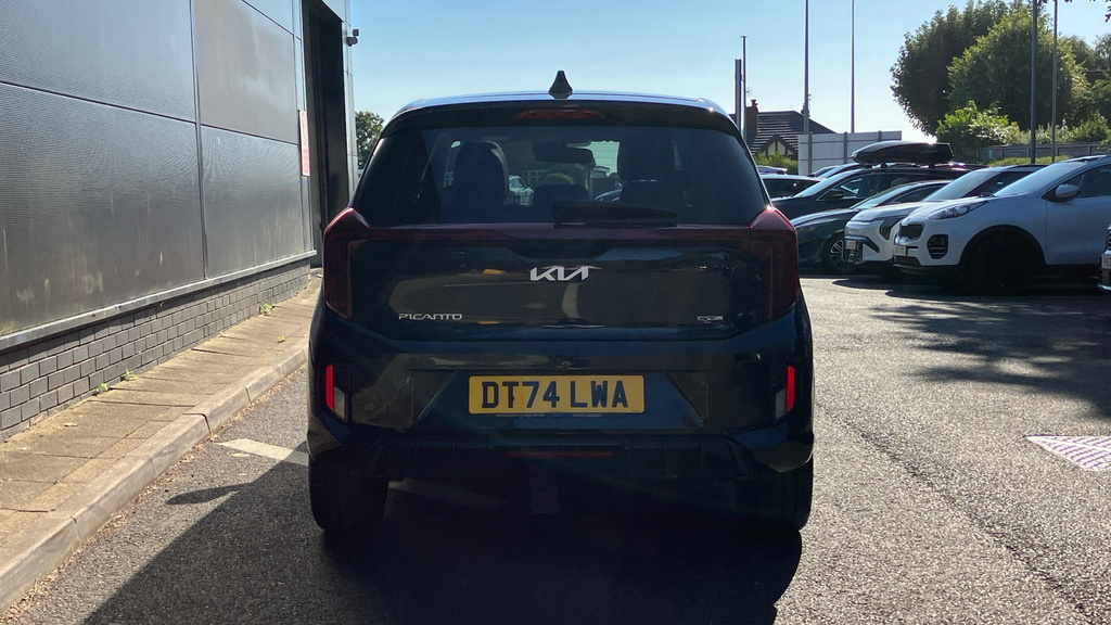 Kia Picanto 1.2 Gt-line S Amt Euro 6 Ss Black #4