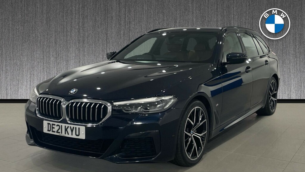 BMW 5 Series 2.0 520D Mht M Sport Touring Steptronic Euro 6 S Black