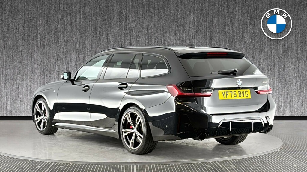 BMW 3 Series 2.0 320I M Sport Touring Euro 6 Ss Black #2