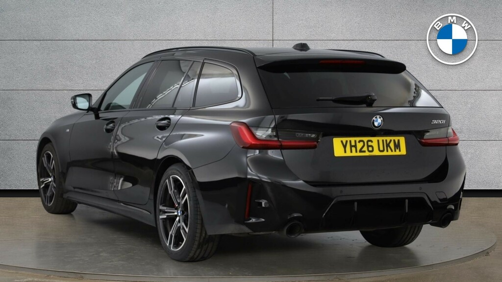 BMW 3 Series 2.0 320I M Sport Touring Euro 6 Ss Black #2