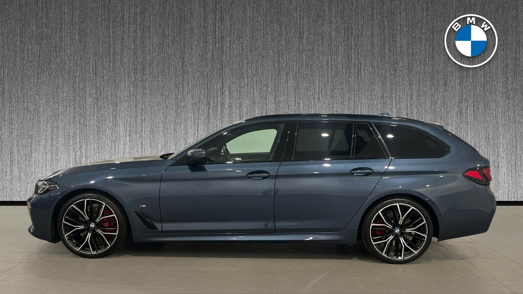 BMW 5 Series 2.0 520D Mht M Sport Touring Steptronic Euro 6 S Blue #3