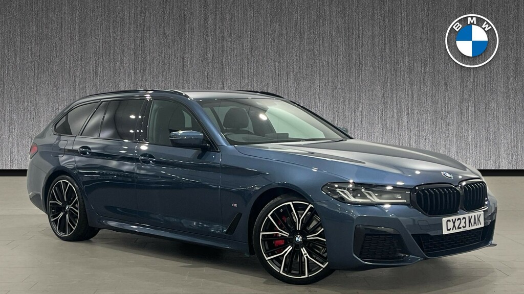 BMW 5 Series 2.0 520D Mht M Sport Touring Steptronic Euro 6 S Blue