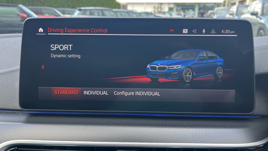 BMW 5 Series 530E M Sport Saloon Blue #27