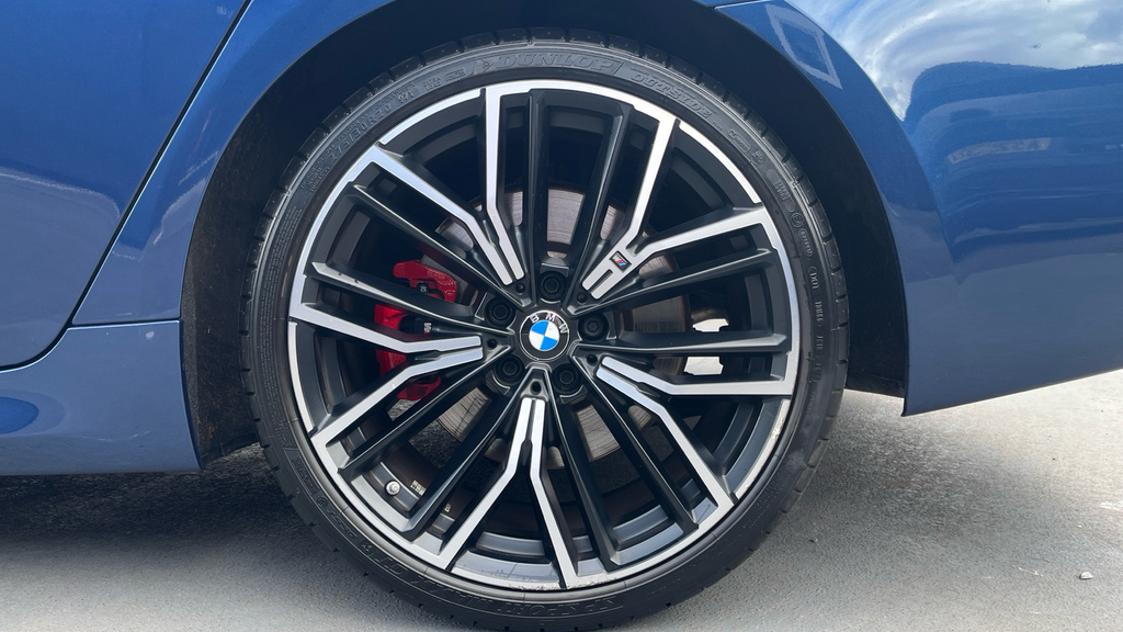 BMW 5 Series 530E M Sport Saloon Blue #14