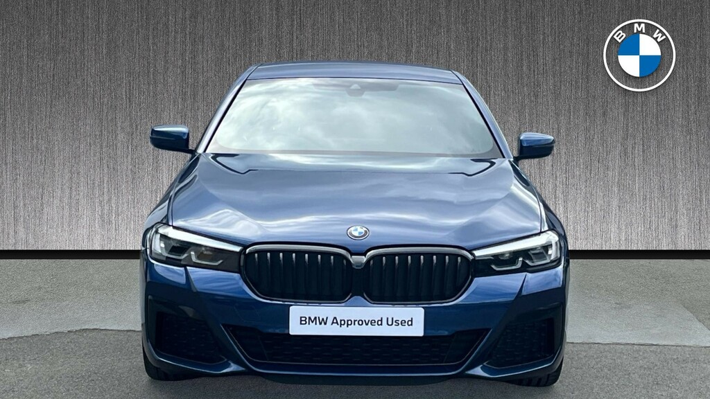 BMW 5 Series 530E M Sport Saloon Blue #16
