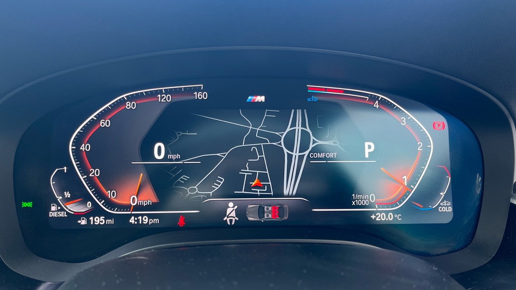 BMW 5 Series 530E M Sport Saloon Blue #9