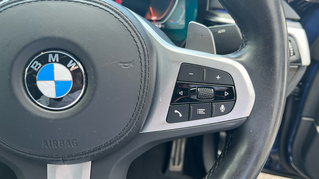 BMW 5 Series 530E M Sport Saloon Blue #18