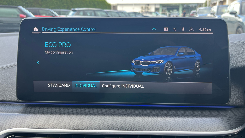 BMW 5 Series 530E M Sport Saloon Blue #29
