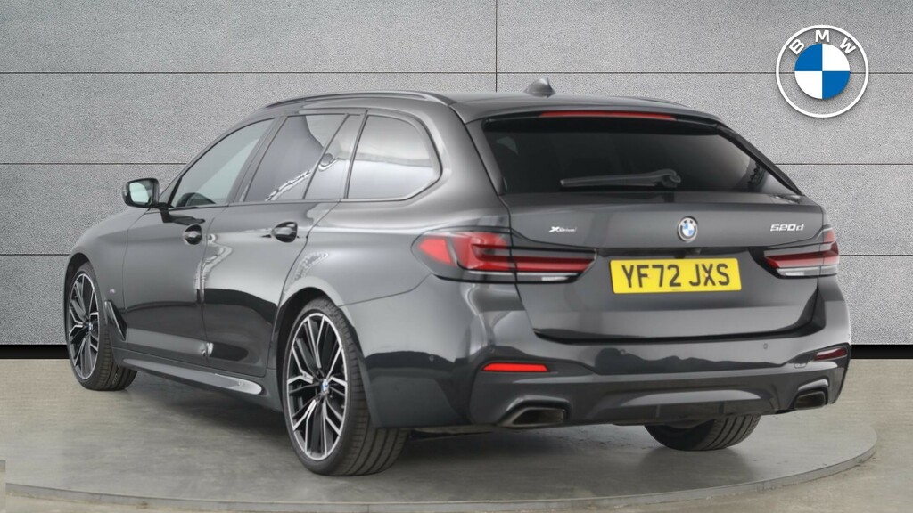 BMW 5 Series 2.0 520D Mht M Sport Touring Steptronic Xdrive Eur Grey #2
