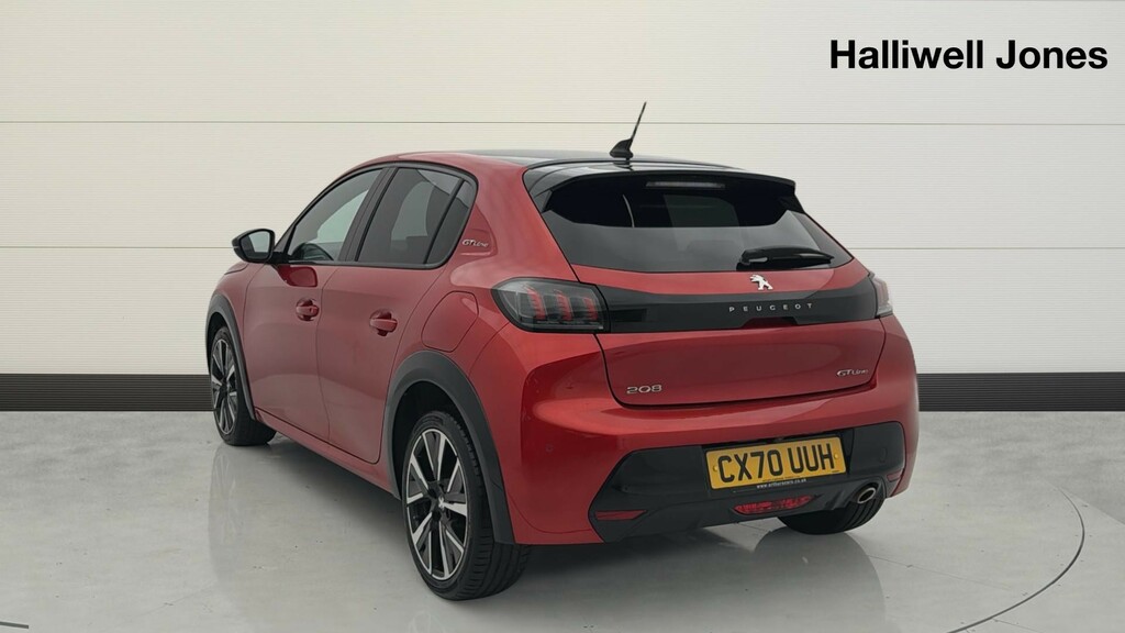 Peugeot 208 1.2 Puretech Gt Line Euro 6 Ss CX70UUH Red #2