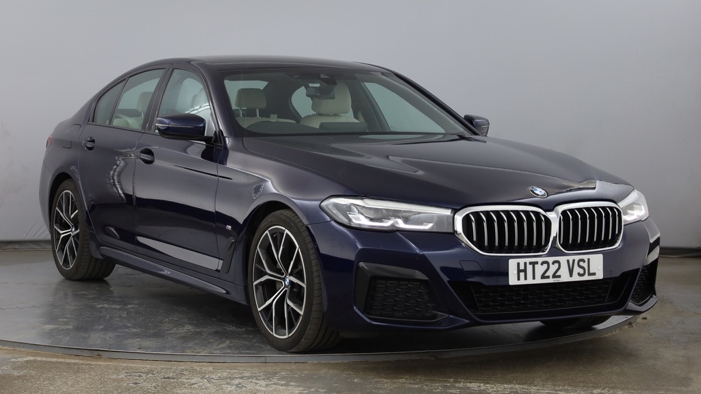 BMW 5 Series 2.0 520D Mht M Sport Steptronic Euro 6 Ss Blue