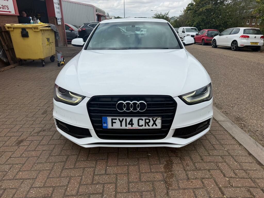 Audi A4 Black Edition White #2