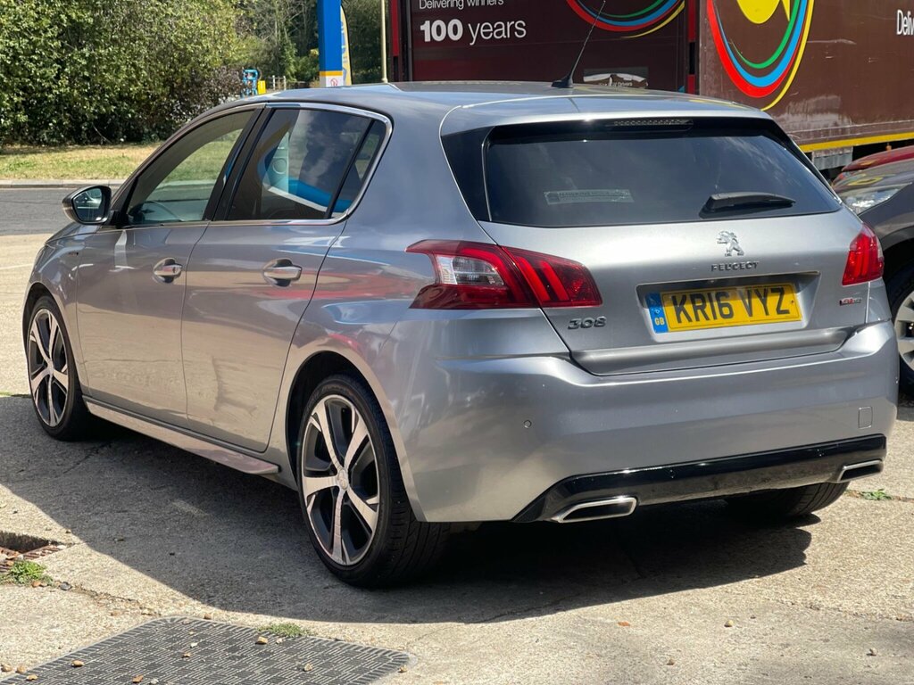 Peugeot 308 2.0 Bluehdi Gt Line Eat Euro 6 Ss KR16VYZ Grey #5