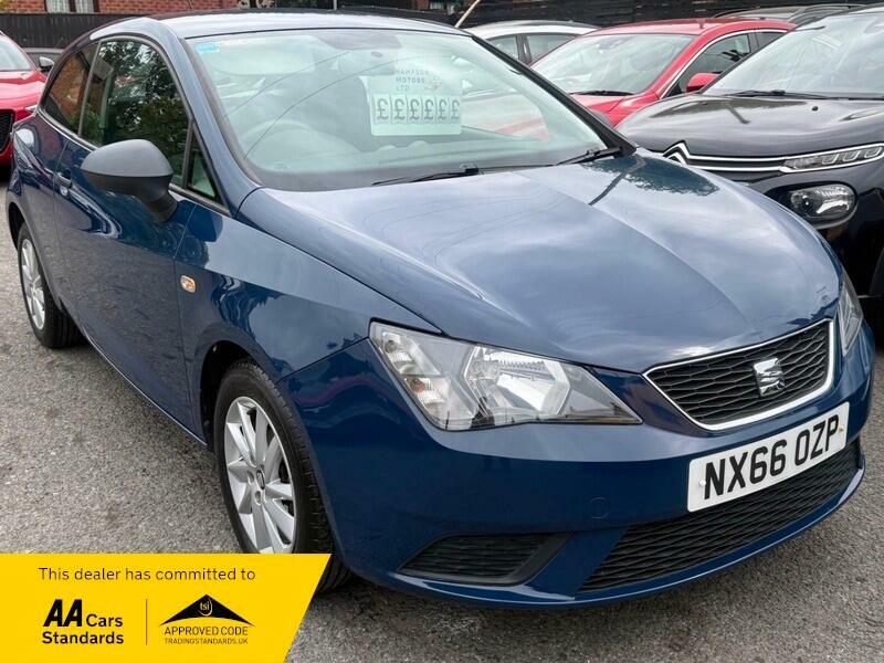 Seat Ibiza 1.0 Sol Sport Coupe Euro 6 Blue