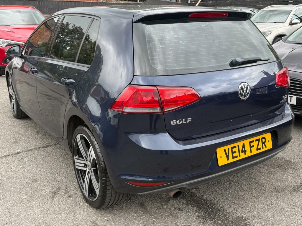 Volkswagen Golf Se Blue #4