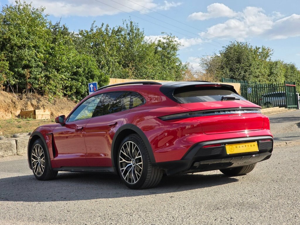 Porsche Taycan Estate SM71AFU Red #6
