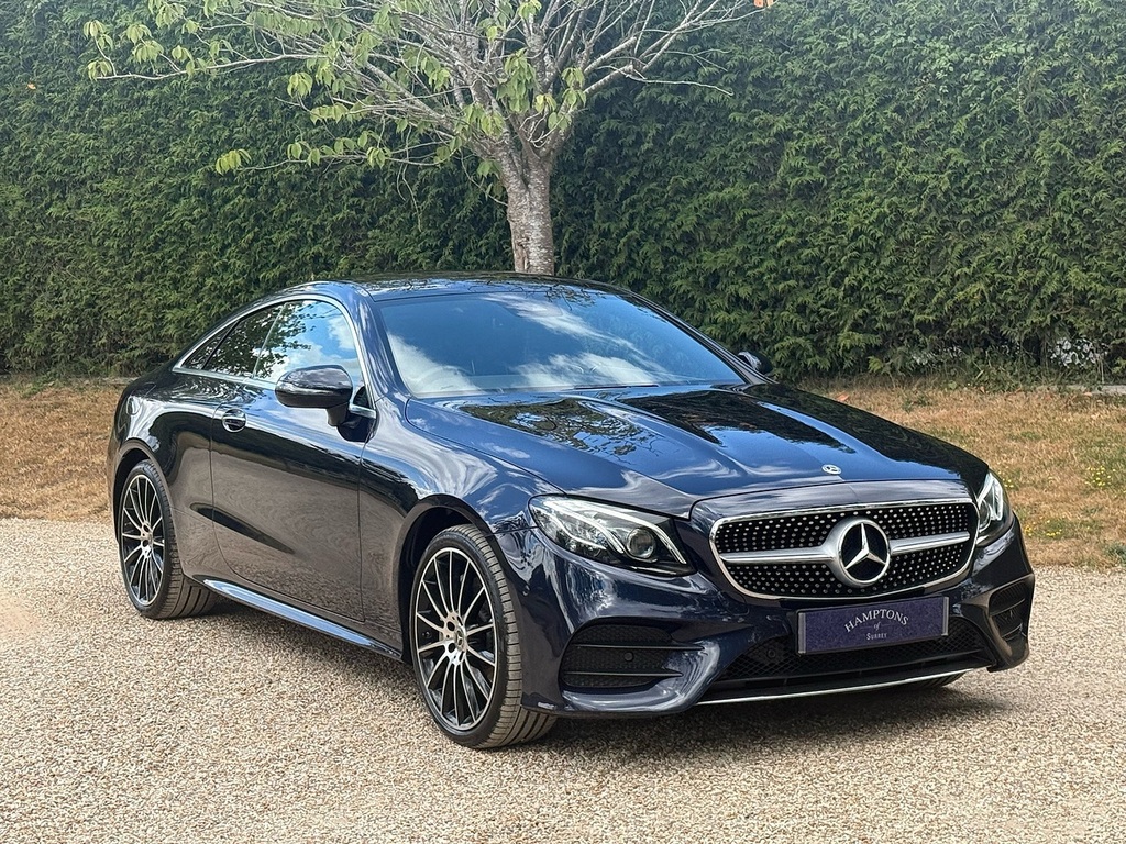 Mercedes-Benz E Class 3.0 E450 V6 Amg Line Premium Plus Coupe Petr Blue #2