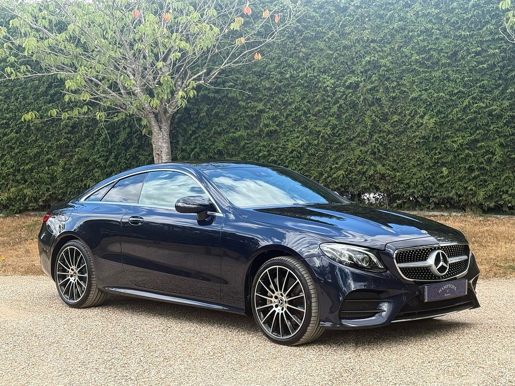 Mercedes-Benz E Class 3.0 E450 V6 Amg Line Premium Plus Coupe Petr Blue