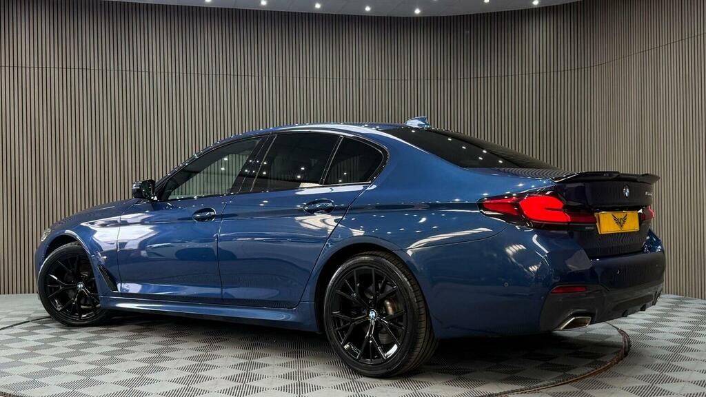 BMW 5 Series 2.0 520D Mht M Sport Steptronic Euro 6 Ss Blue #2