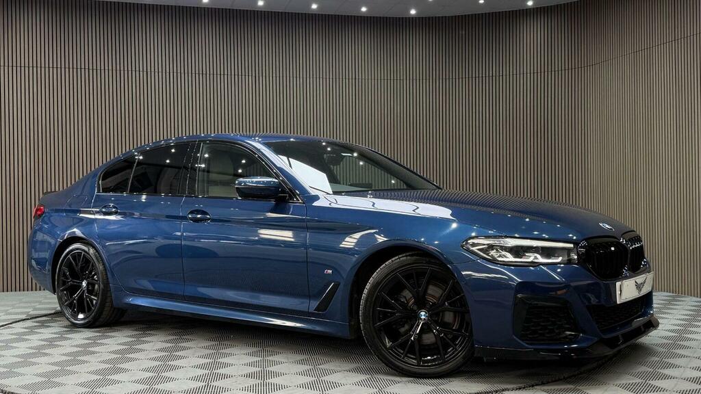 BMW 5 Series 2.0 520D Mht M Sport Steptronic Euro 6 Ss Blue
