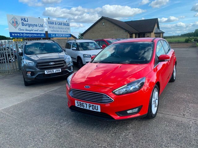Ford Focus 1.0T Ecoboost Zetec Edition Hatchback M Red