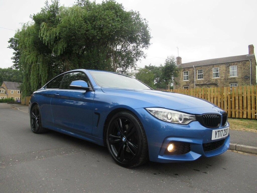 BMW 4 Series Gran Coupe Coupe 2.0 420D M Sport Euro 6 Ss 2017 YT17ZSO Blue #2