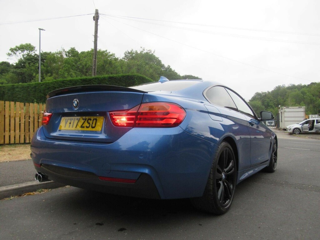 BMW 4 Series Gran Coupe Coupe 2.0 420D M Sport Euro 6 Ss 2017 YT17ZSO Blue #4