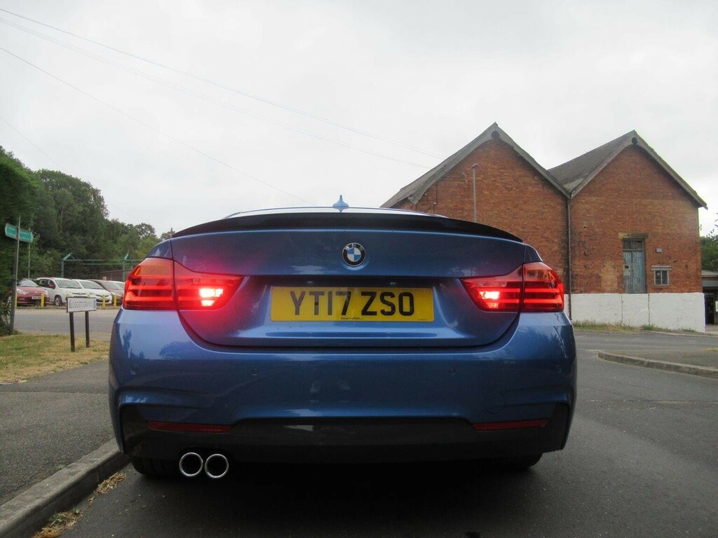 BMW 4 Series Gran Coupe Coupe 2.0 420D M Sport Euro 6 Ss 2017 YT17ZSO Blue #5