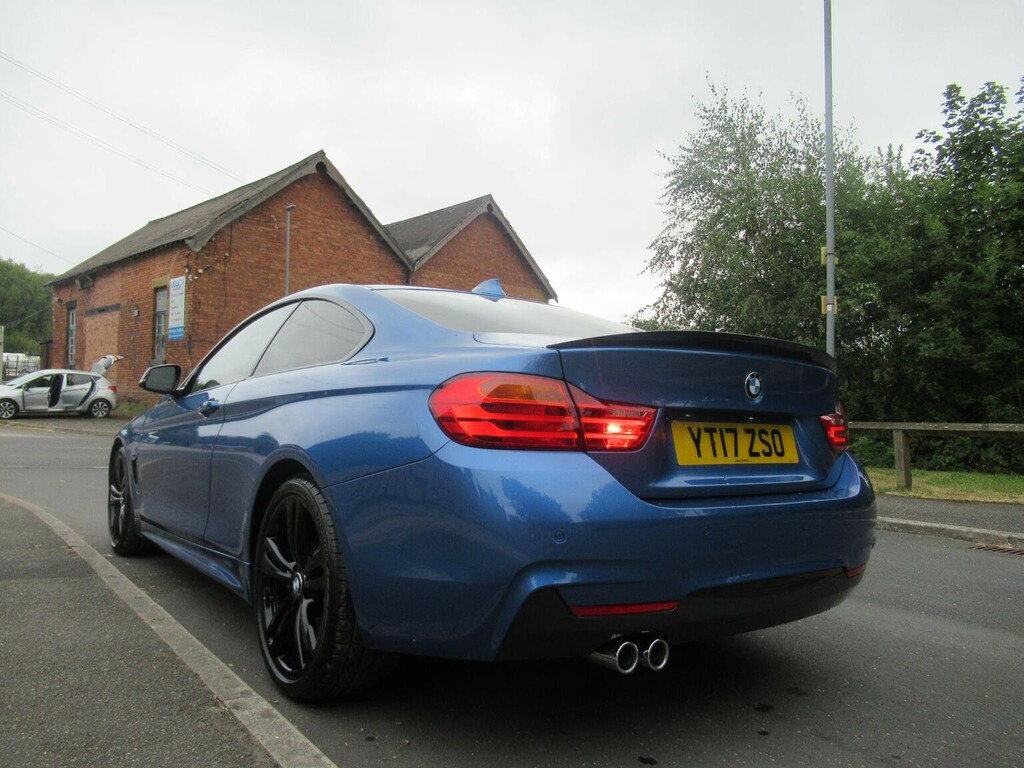 BMW 4 Series Gran Coupe Coupe 2.0 420D M Sport Euro 6 Ss 2017 YT17ZSO Blue #6