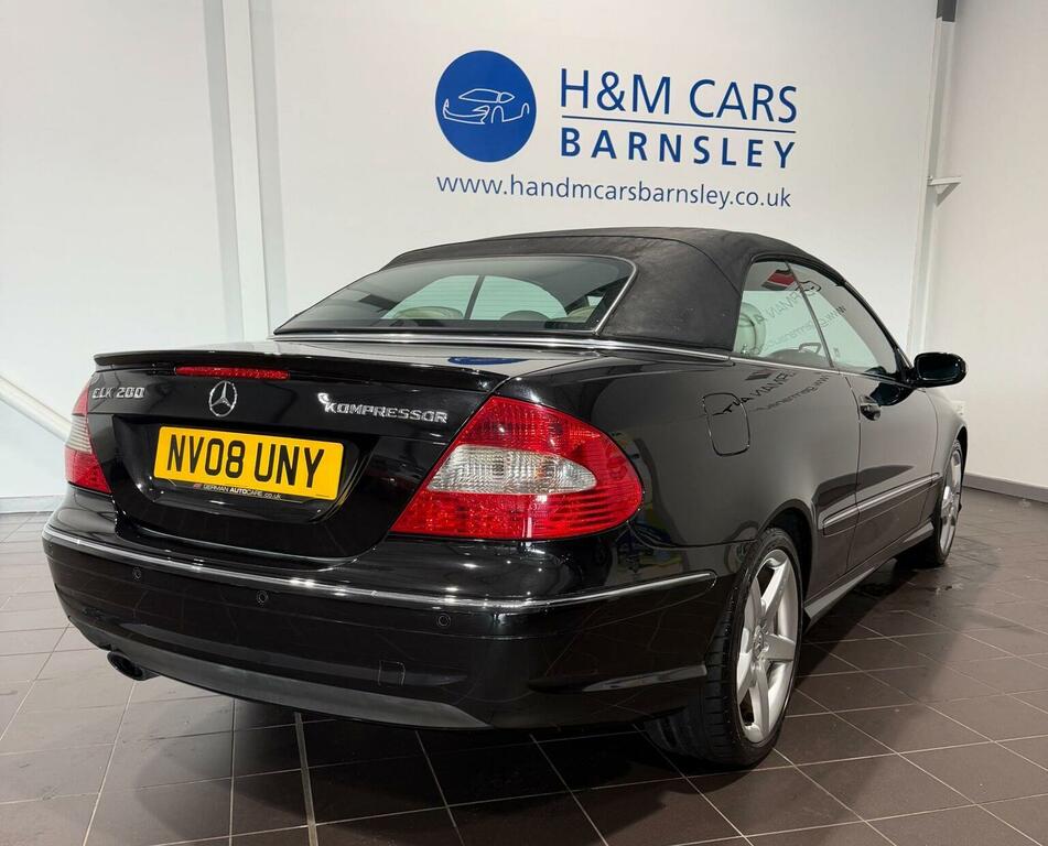 Mercedes-Benz CLK 1.8 Clk200 Kompressor Sport Cabriolet Black #6