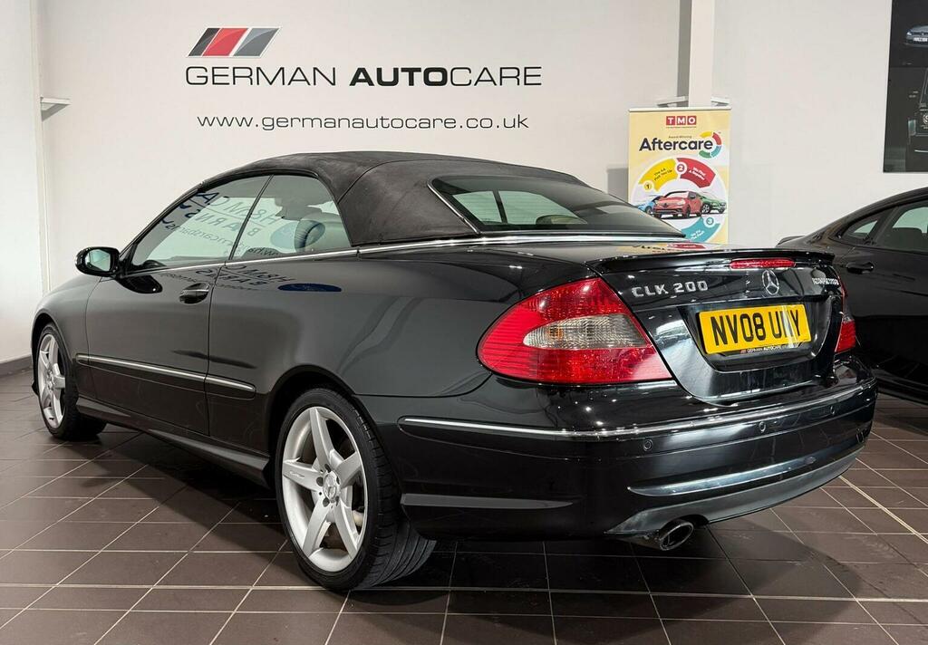 Mercedes-Benz CLK 1.8 Clk200 Kompressor Sport Cabriolet Black #3