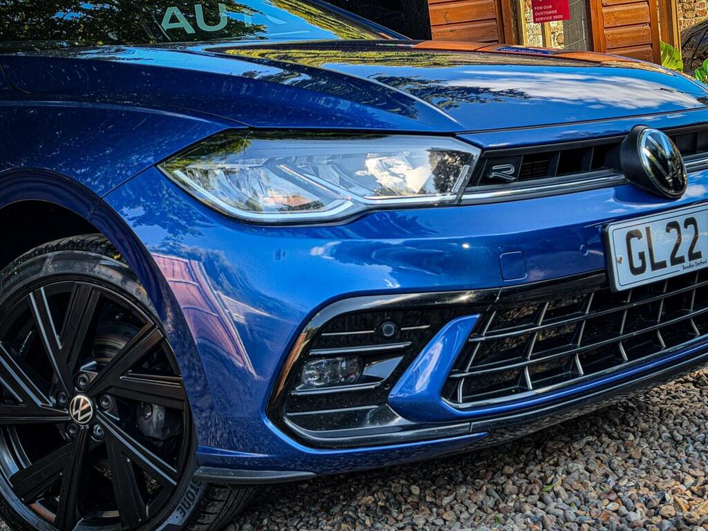 Volkswagen Polo 1.0 Tsi R-line Euro 6 Ss Blue #4