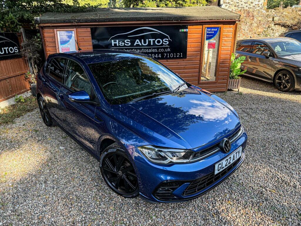 Volkswagen Polo 1.0 Tsi R-line Euro 6 Ss Blue #2