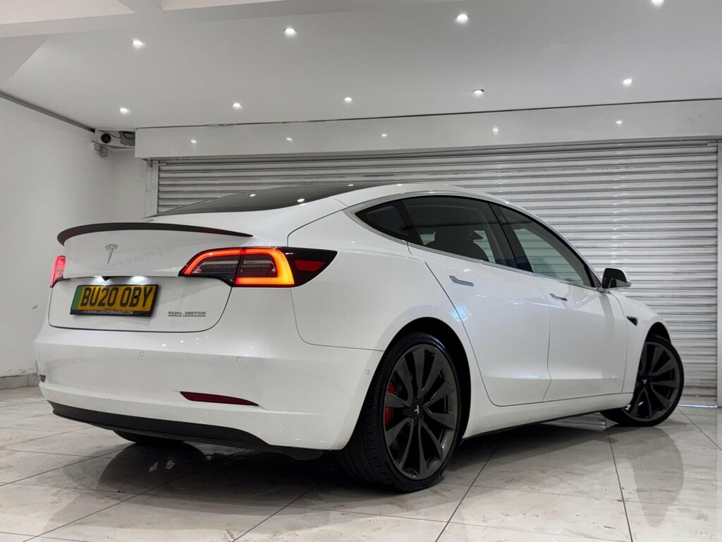 Tesla Model 3 Dual Motor Performance 4Wde Performanc BU20OBY White #2