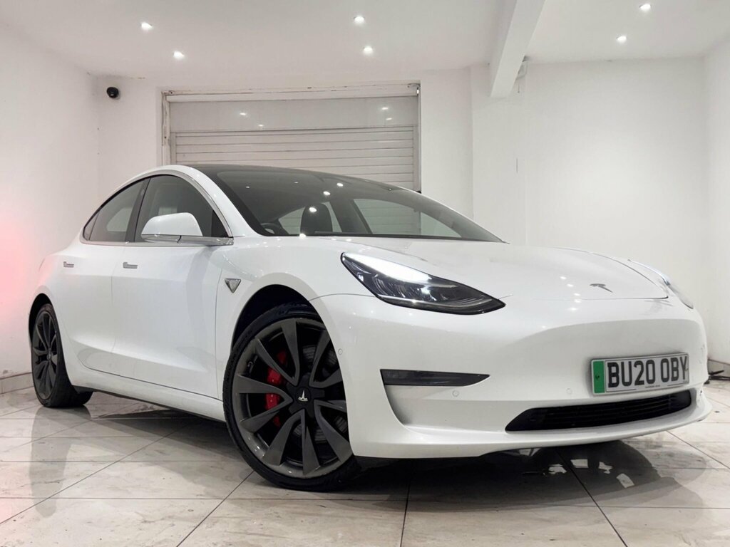 Tesla Model 3 Dual Motor Performance 4Wde Performanc White