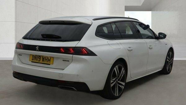 Peugeot 508 SW 2019 1.5 Bluehdi Gt Line Estate Eat Eur White #4