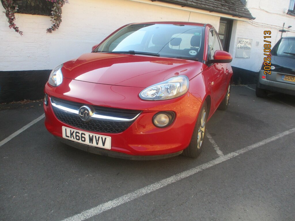 Vauxhall Adam 1.2I Jam Hatchback Euro 6 70 Ps Red #3